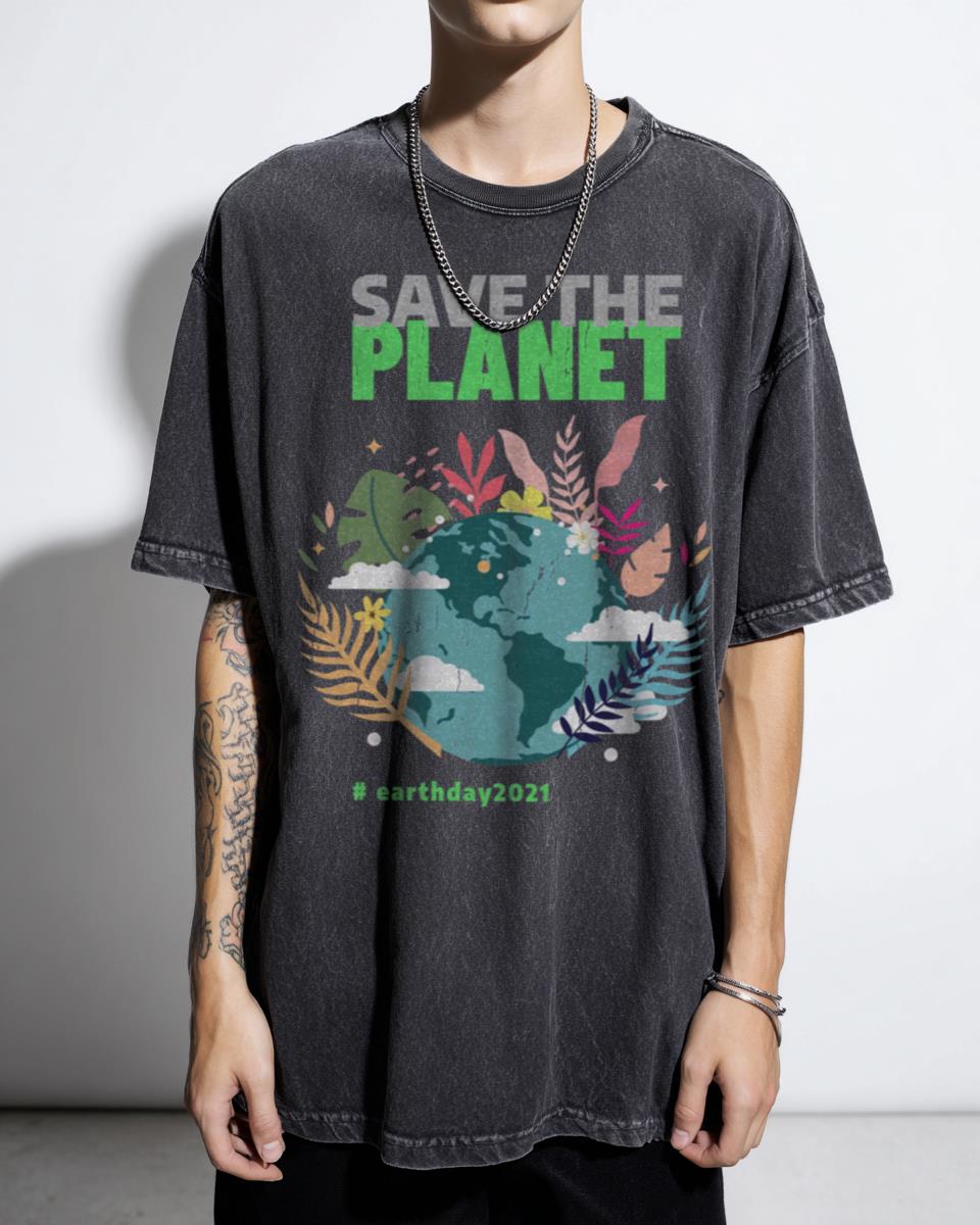 Save The Planet Earth Day 2021 Eco-Friendly T-Shirt - Reduce Reuse Recycle