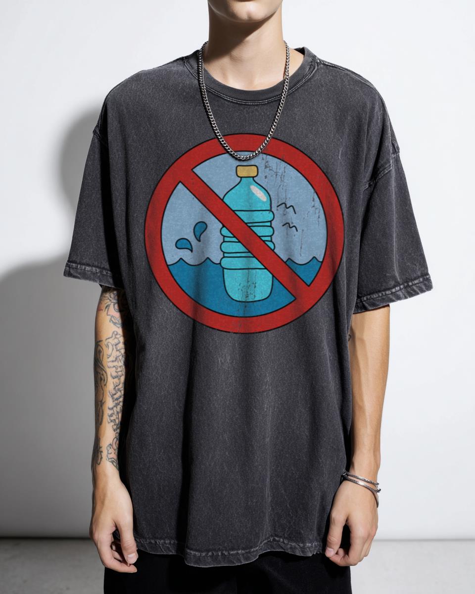 Say NO to Plastic Ocean Life T-Shirt - Eco-Friendly Save The Sea