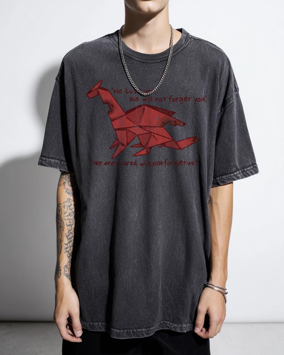 SCP-1762 Origami Dragon T-Shirt - Where The Dragons Went Sci-Fi Fantasy