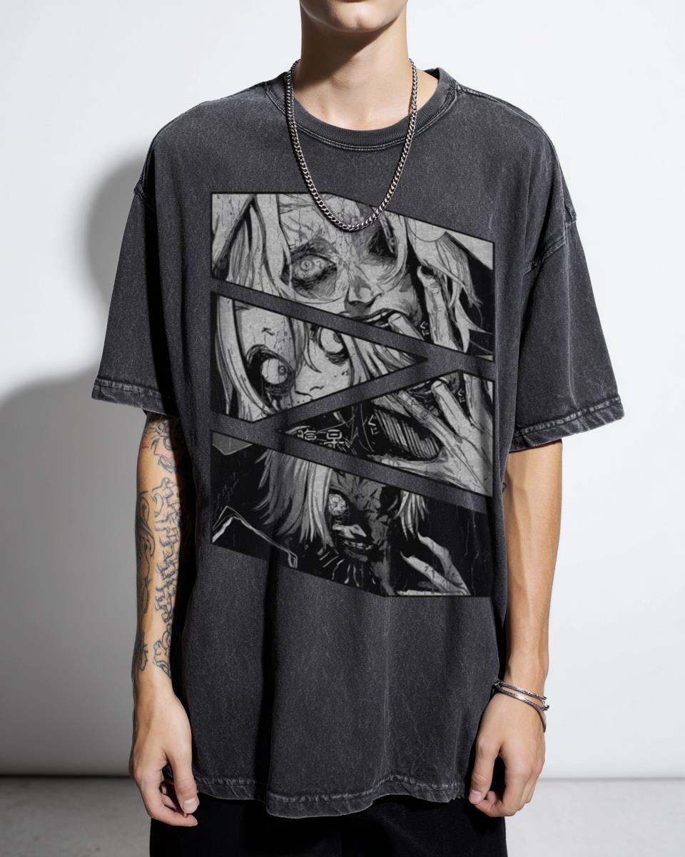 Seidou Takizawa Manga Panel Anime T-Shirt - Tokyo Ghoul Fan Art Design