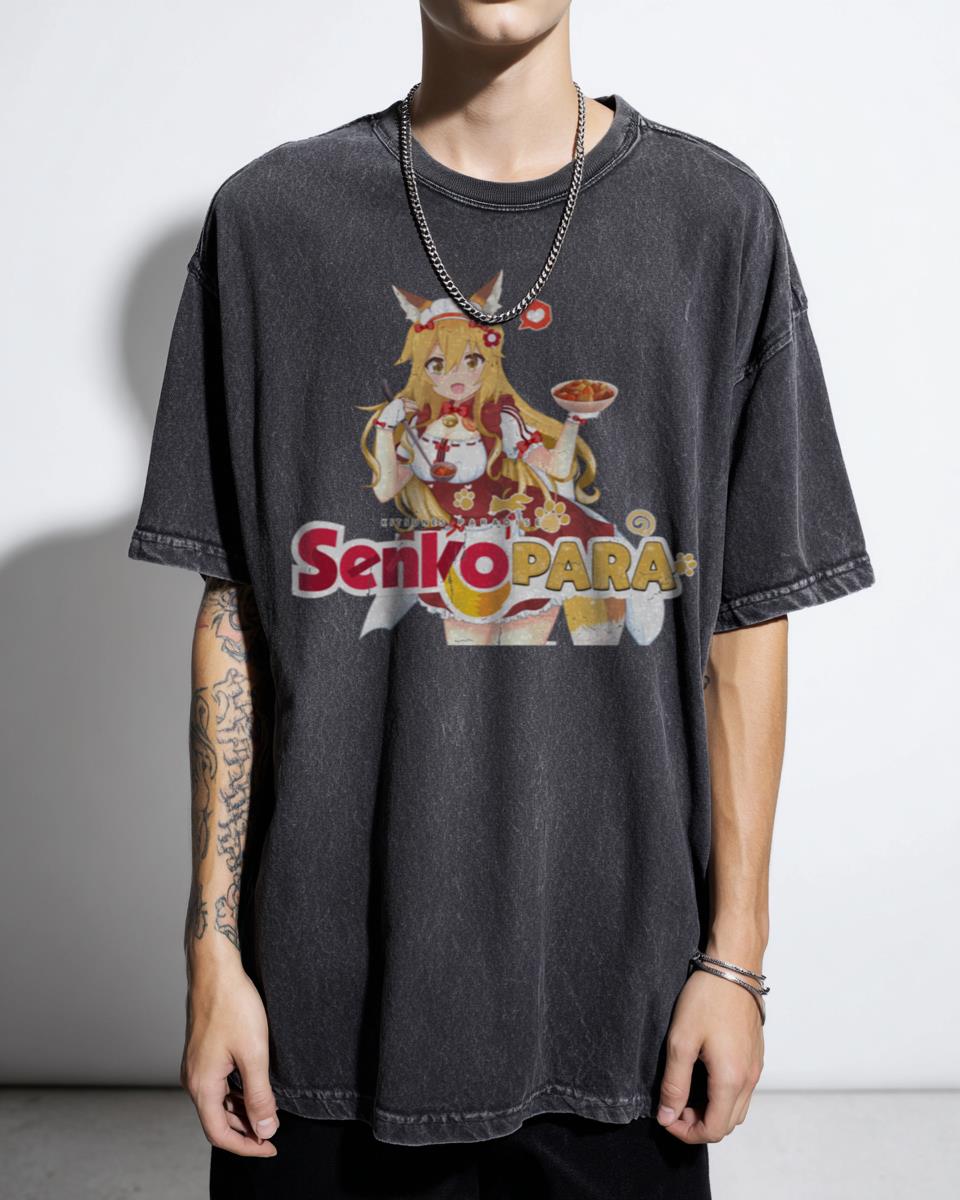 SenkoPara Anime Visual Novel T-Shirt - Nekopara Senko San Fan Art