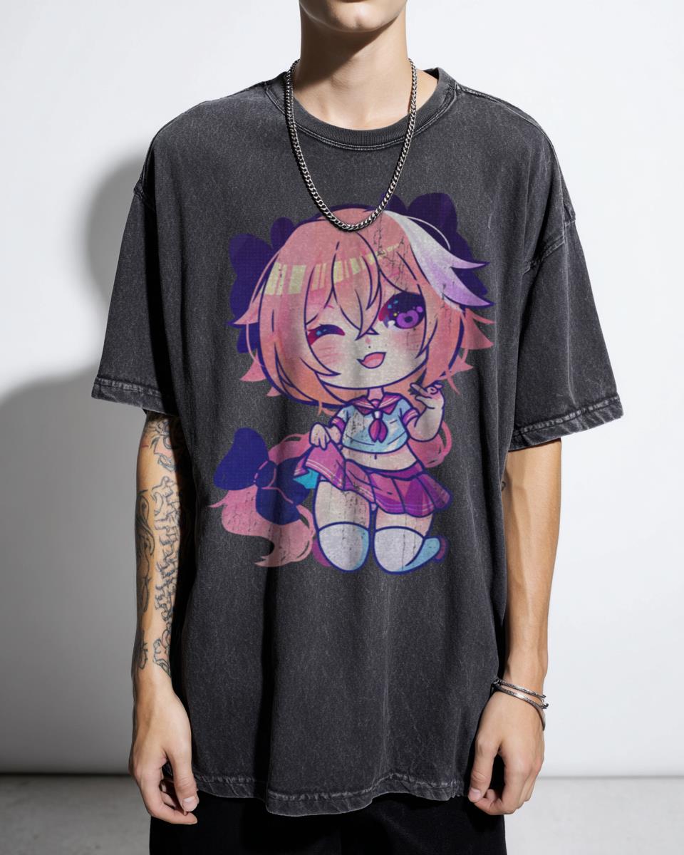 Serafuku Astolfo Chibi Fanart Anime T-Shirt - Fate Grand Order Kawaii Gamer