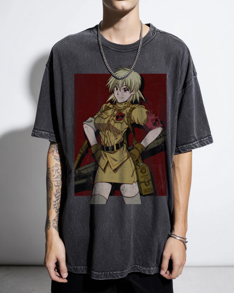 Seras Victoria Hellsing Anime T-Shirt - Vampire Hunter Action Manga Fan Unisex