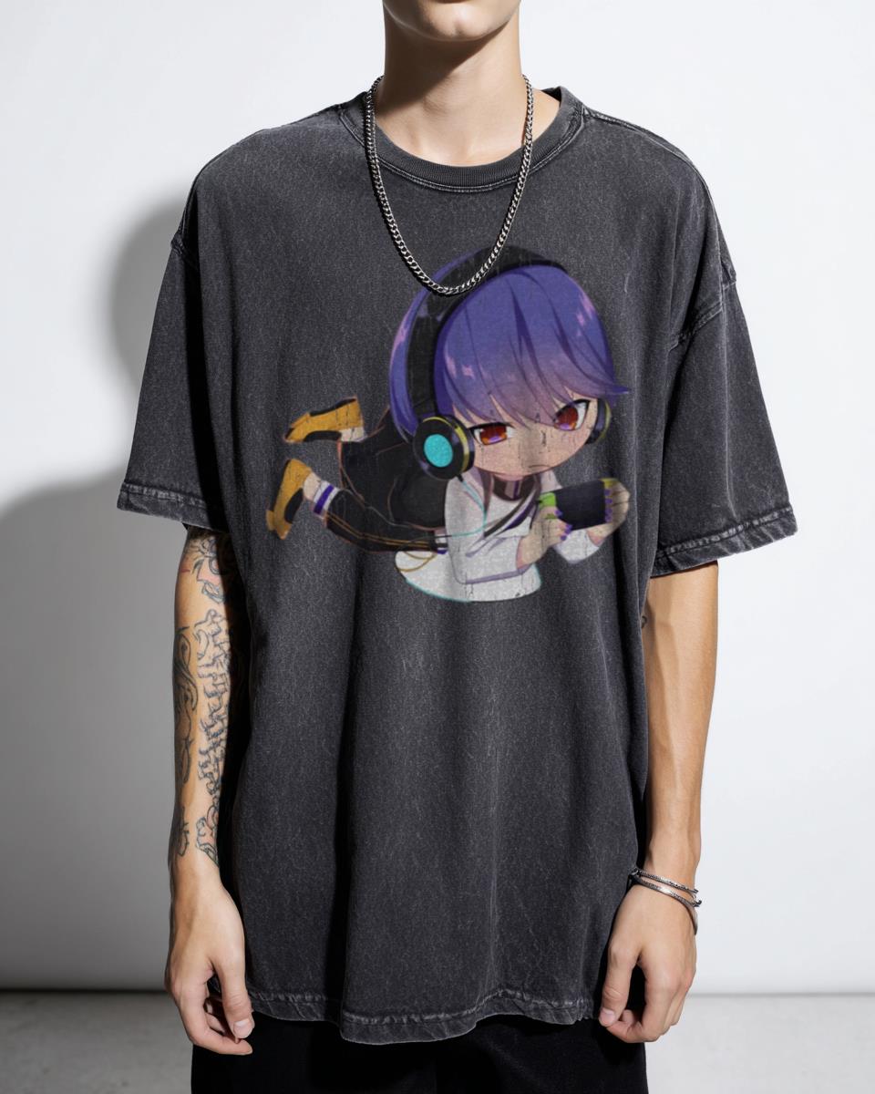 Shall We Date 'Obey Me! Leviathan' Chibi Anime Graphic T-Shirt - Otome Game Fan Unisex