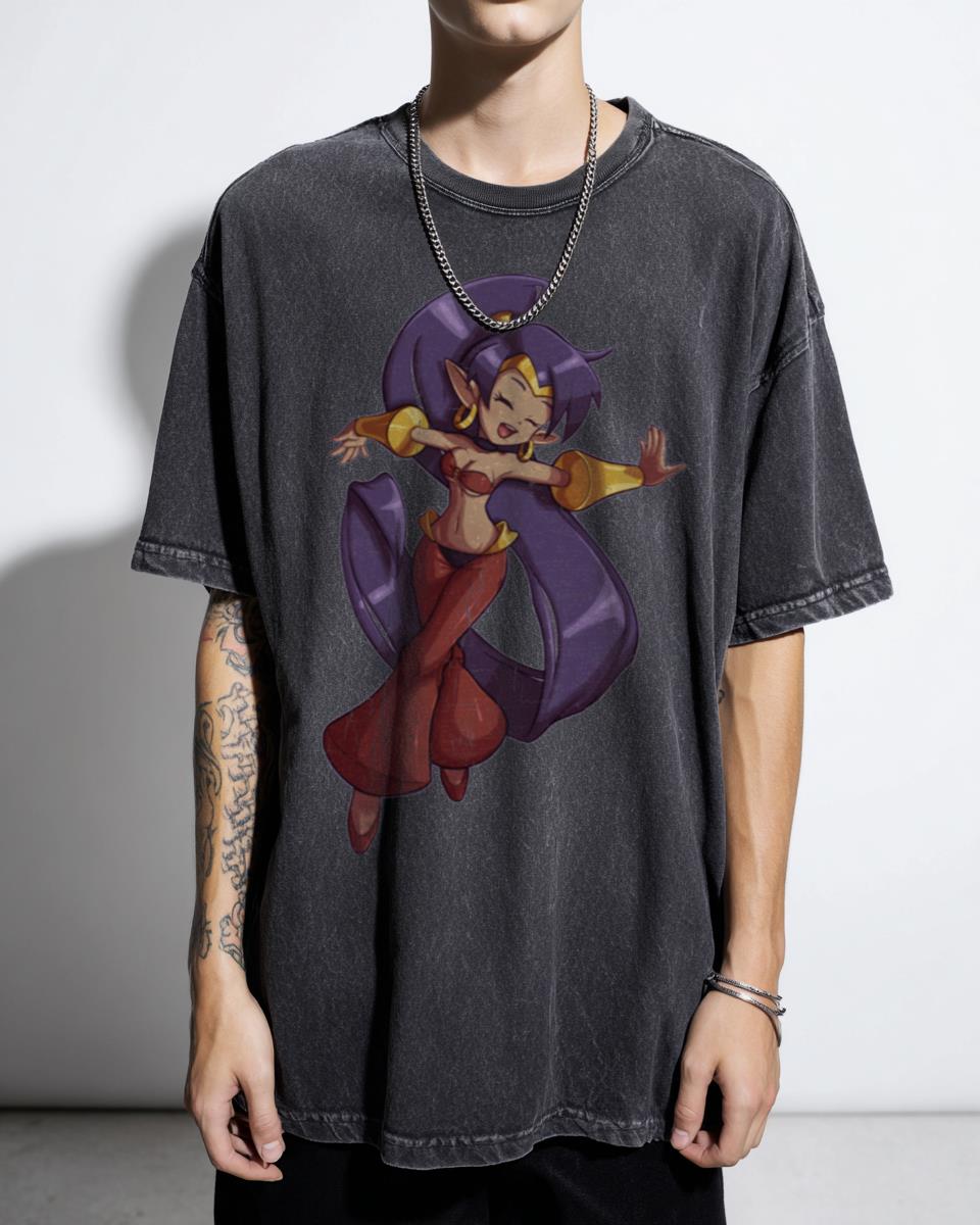 Shantae Half Genie Hero Anime Gaming T-Shirt - Cute Videogame Fan Art Tee