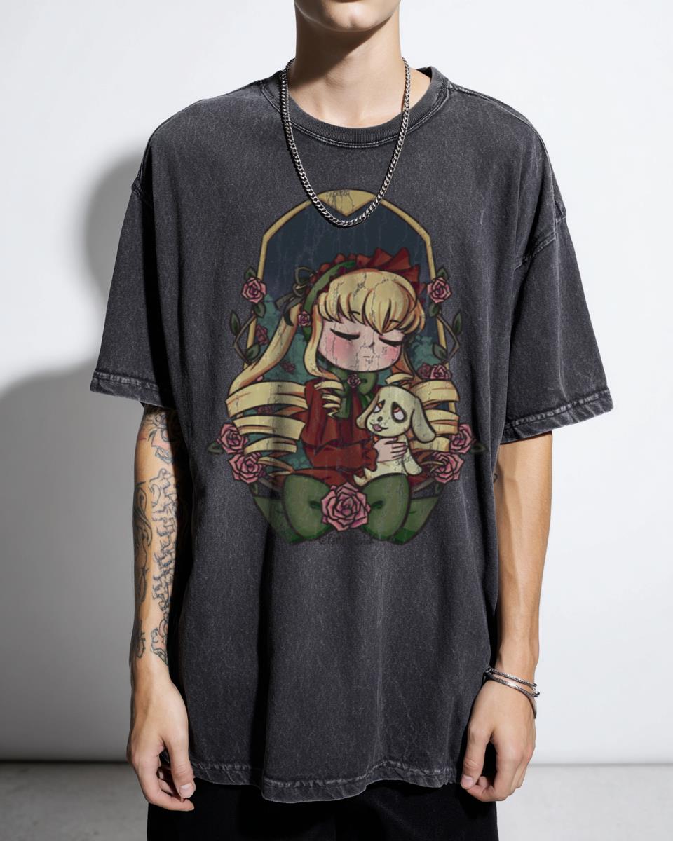 Shinku Rozen Maiden Chibi Anime T-Shirt - Cute Doll Manga Fan