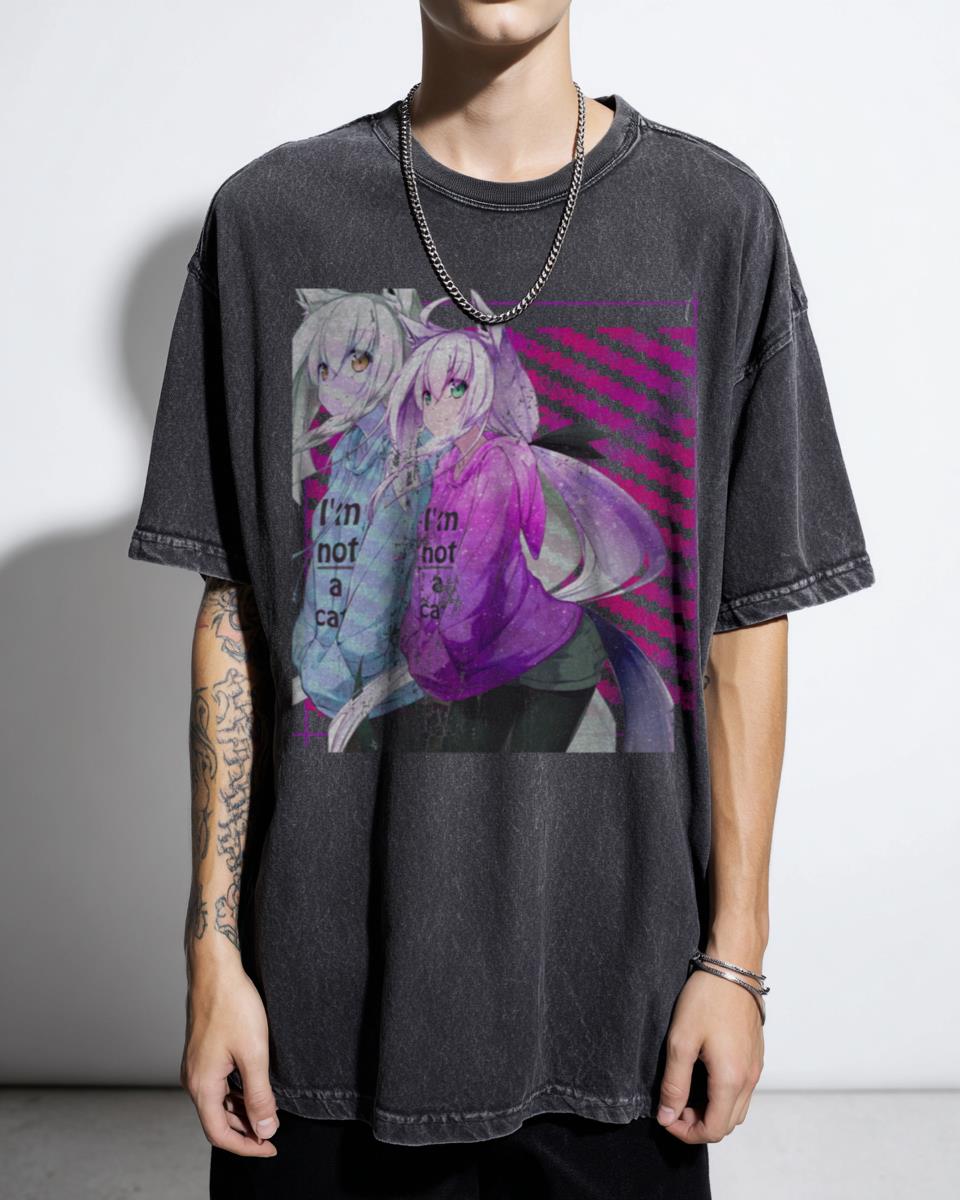 Shirakami Fubuki Hololive T-Shirt | V-Tuber Anime Girl Tee