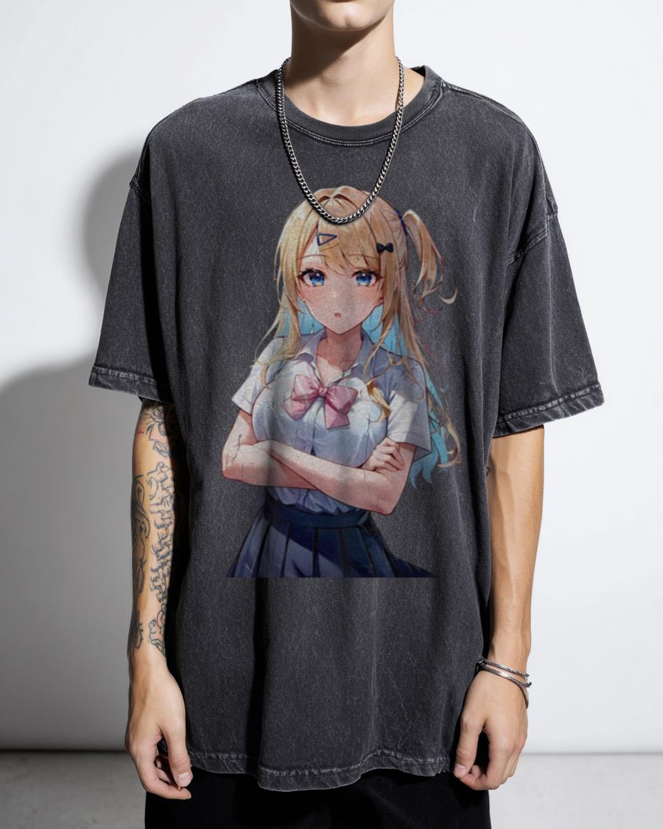 Shirakawa Runa Our Dating Story T-Shirt - Cute Kawaii Anime Girl Manga Fan Unisex