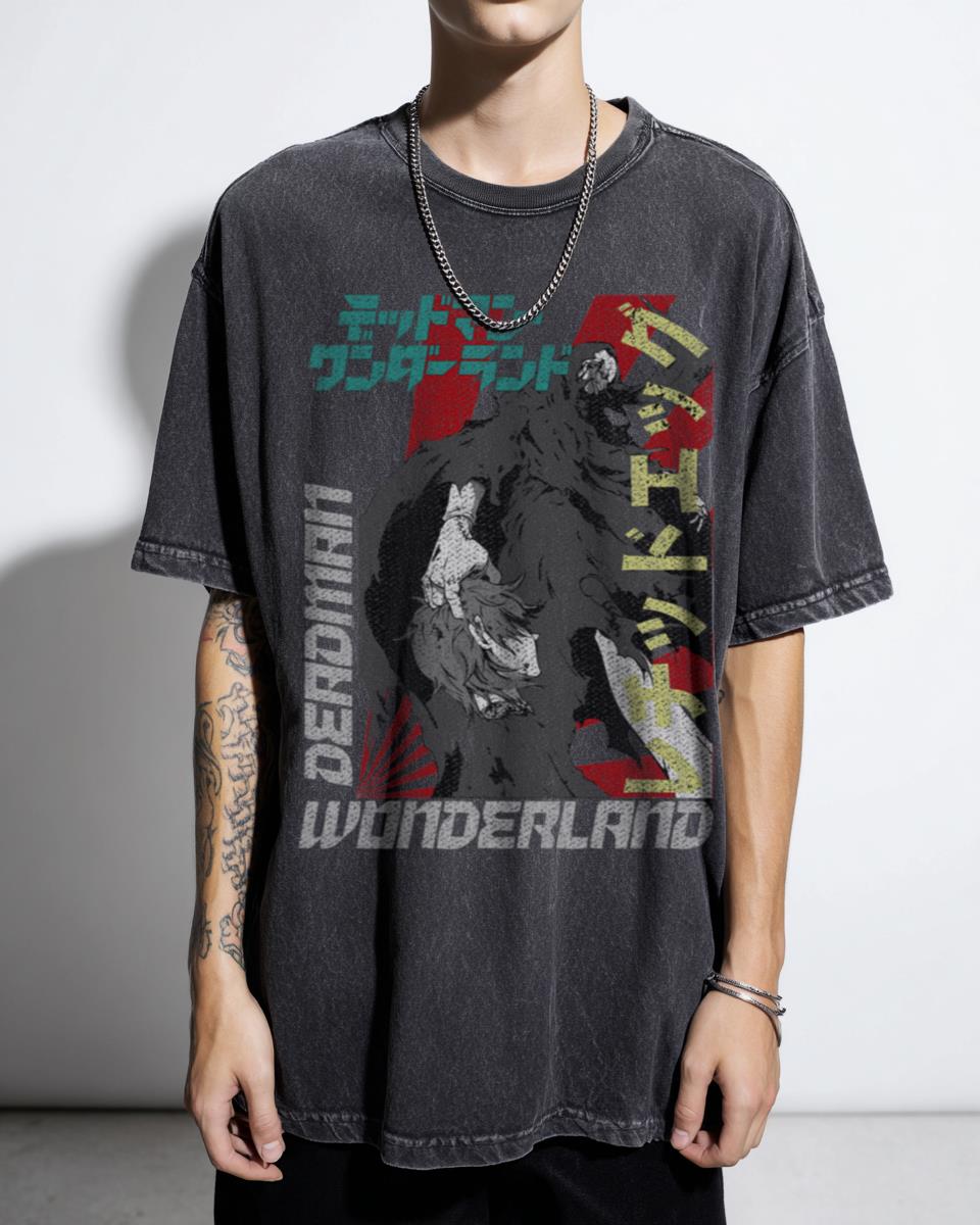 Shiro Deadman Wonderland T-Shirt | Dark Anime Horror Tee
