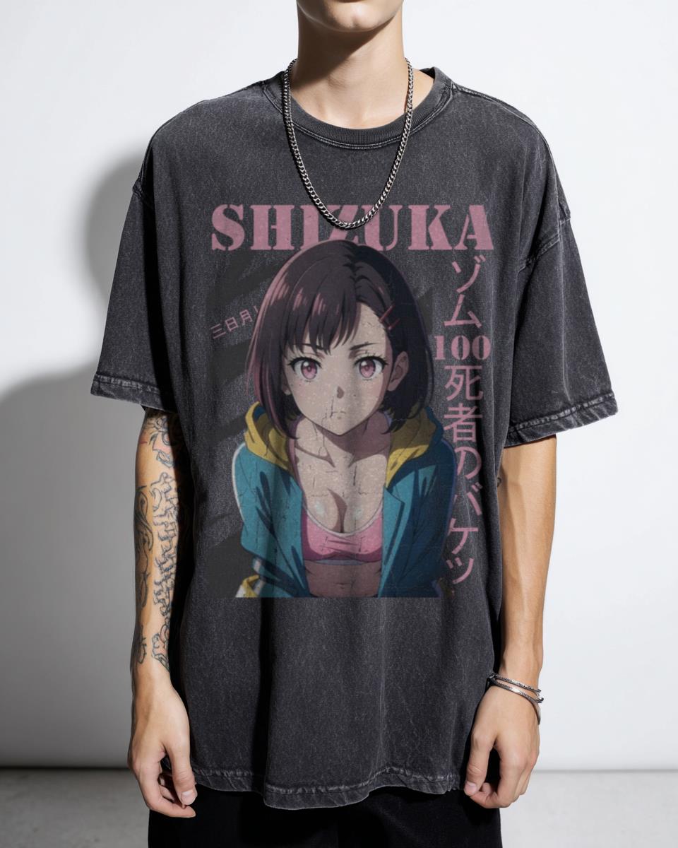 Shizuka Zom 100 T-Shirt | Waifu Bucket List Of The Dead Anime
