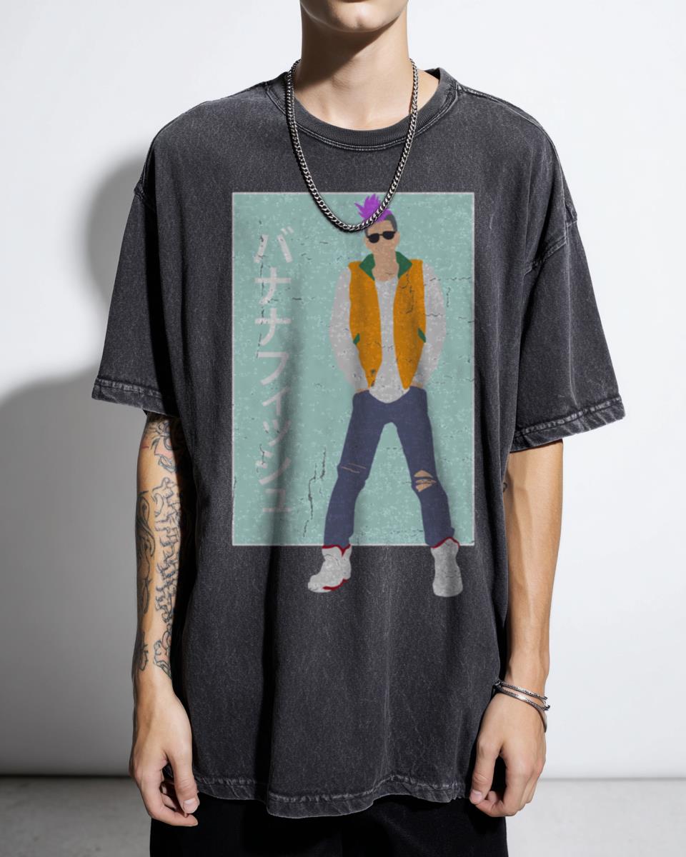 Shorter Wong Banana Fish Anime T-Shirt - Ash Lynx Manga Character Fan Apparel