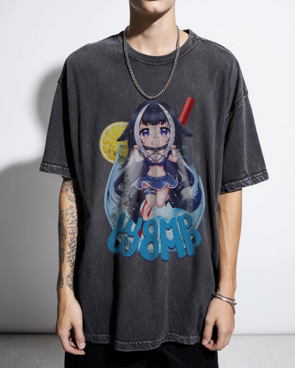 Shylily VTuber Orca Anime Girl Kawaii Waifu T-Shirt