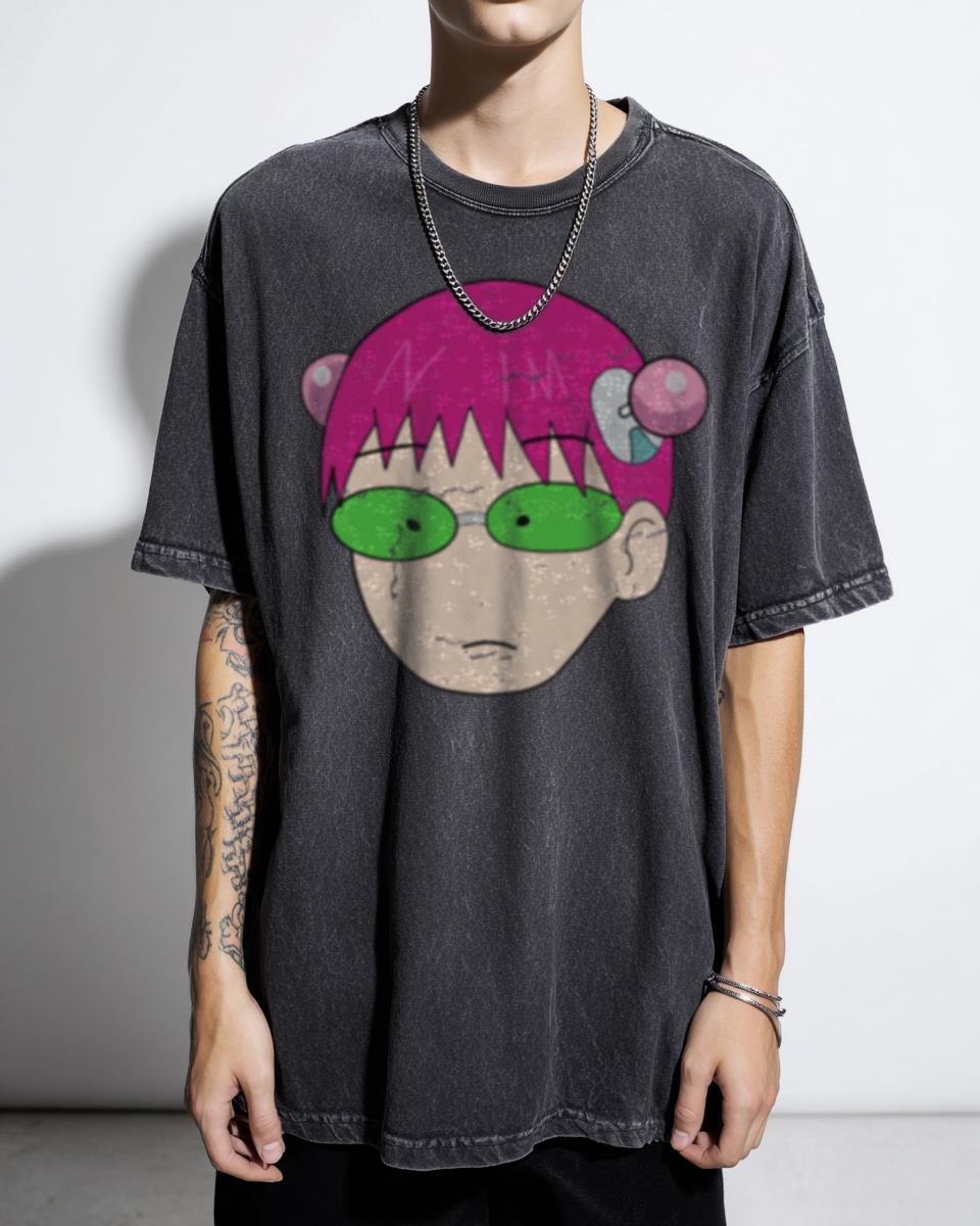 Simple Saiki K Anime T-Shirt - Funny Disastrous Life Meme Fan Art Unisex