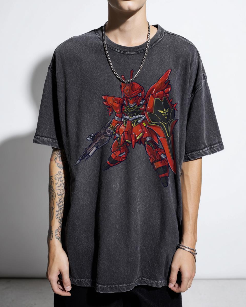 Sinanju Deform Gundam Anime T-Shirt - Mobile Suit Mecha Robot Fan Tee