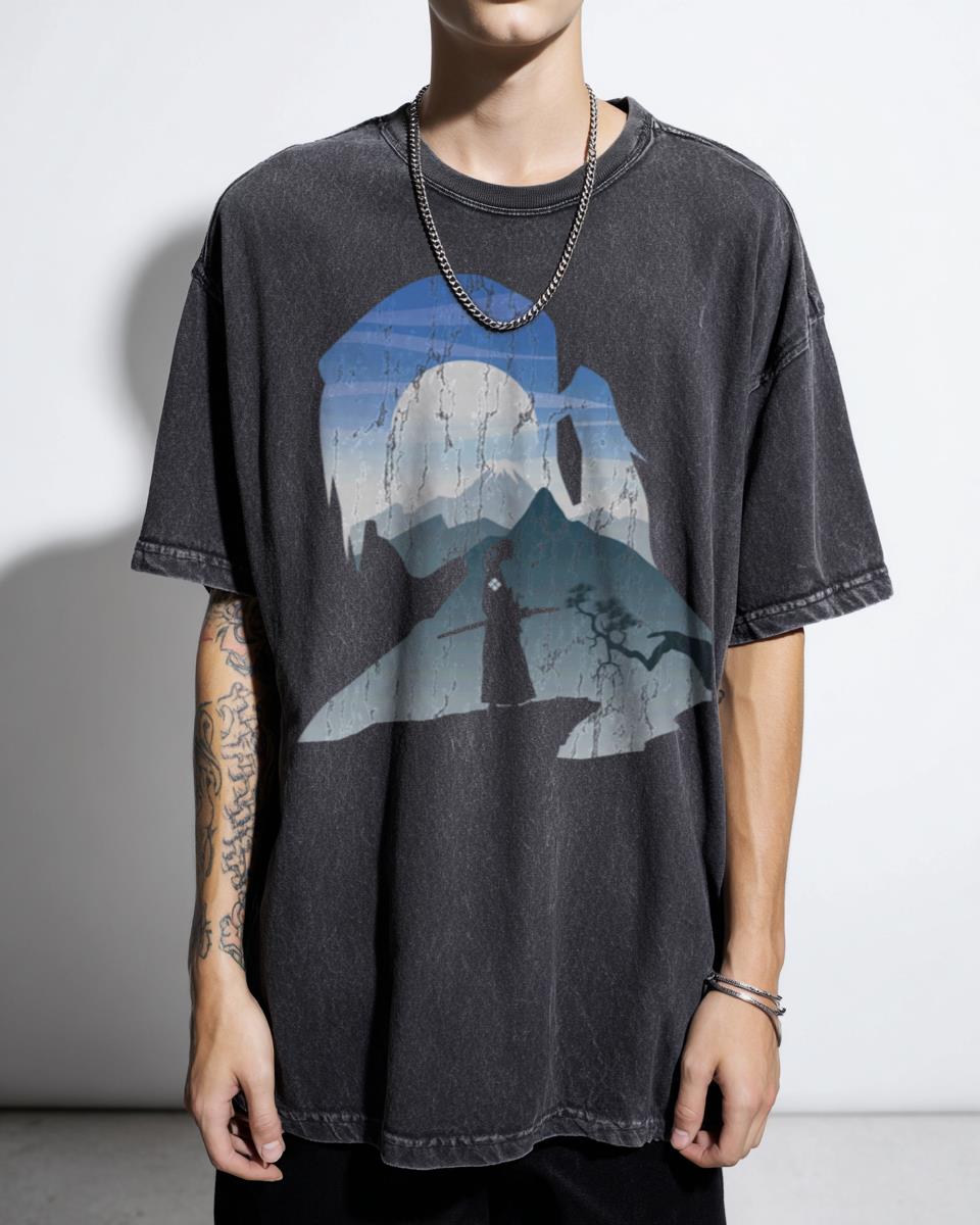 Sky and Samurai Champloo Fuu Jin T-Shirt - Mugen Anime Manga Fan Art