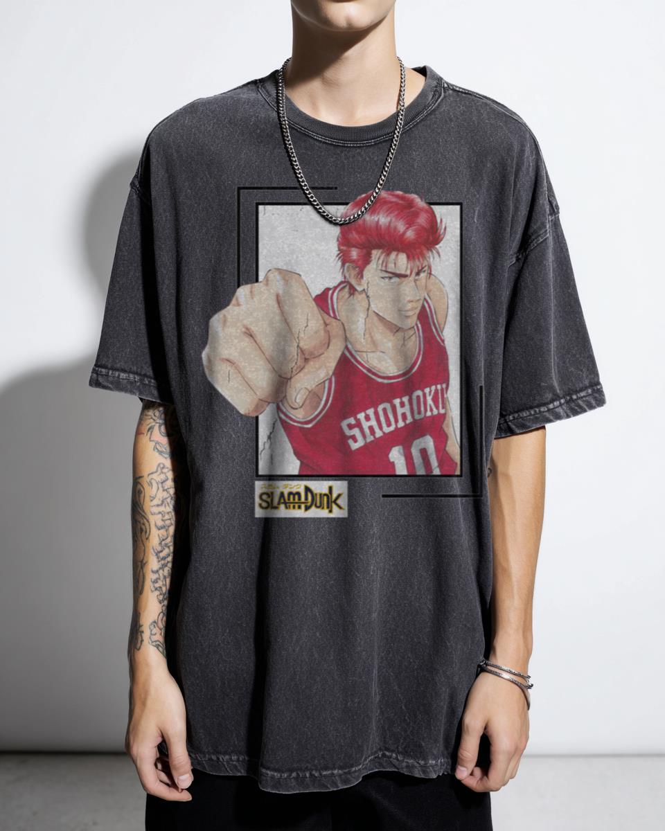 Slam Dunk Hanamichi Sakuragi #10 Shohoku T-Shirt - Anime Basketball Fan Unisex