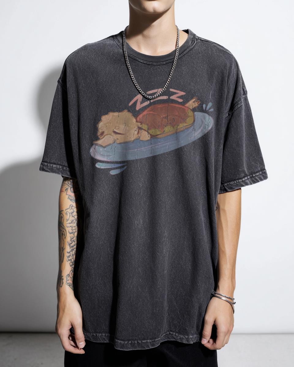 Sleepy Turtle Duck Avatar Last Airbender Tee