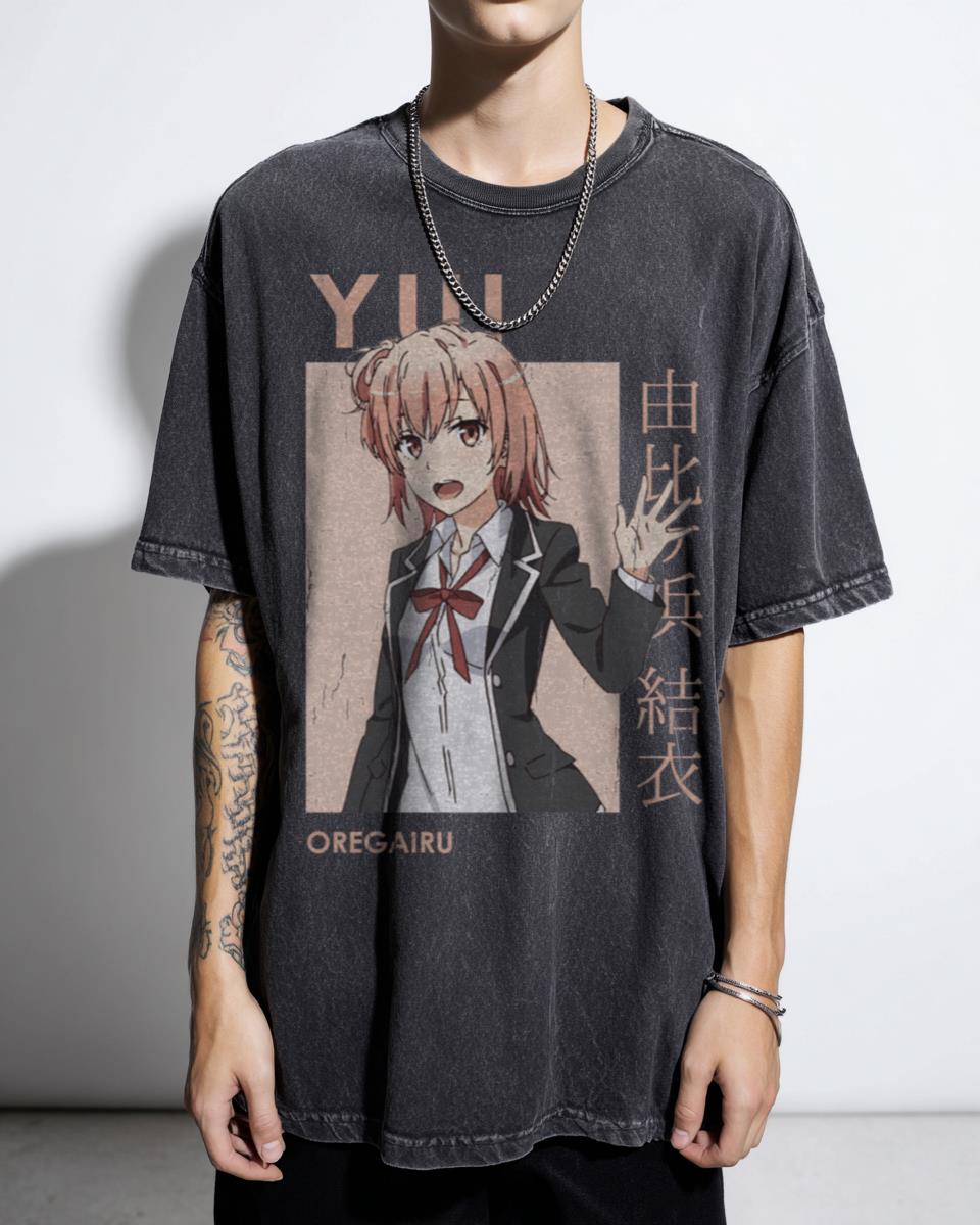 Smug Yui Yuigahama Oregairu SNAFU Anime T-Shirt - Best Girl Waifu Manga Fan Girls