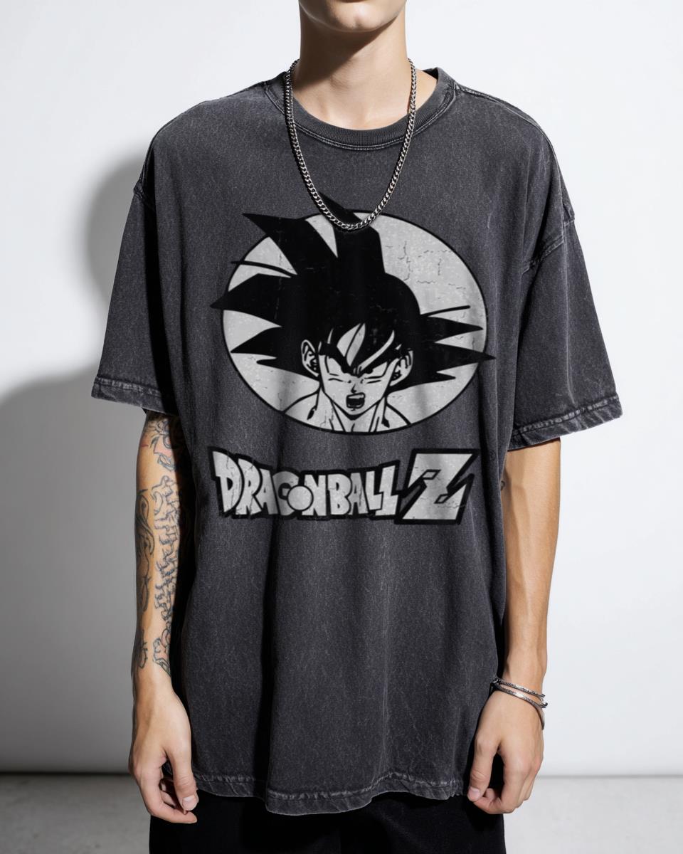 Son Goku Retro Dragon Ball Z Anime T-Shirt - DBZ Manga Drawing Vintage Unisex