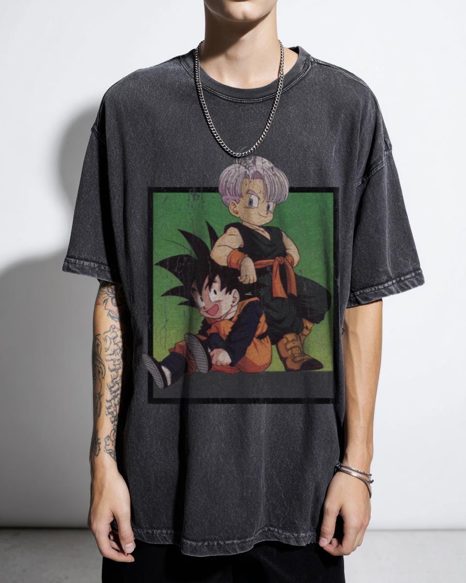 Son Goten & Trunks Friendship Dragon Ball Z T-Shirt | 90s Anime