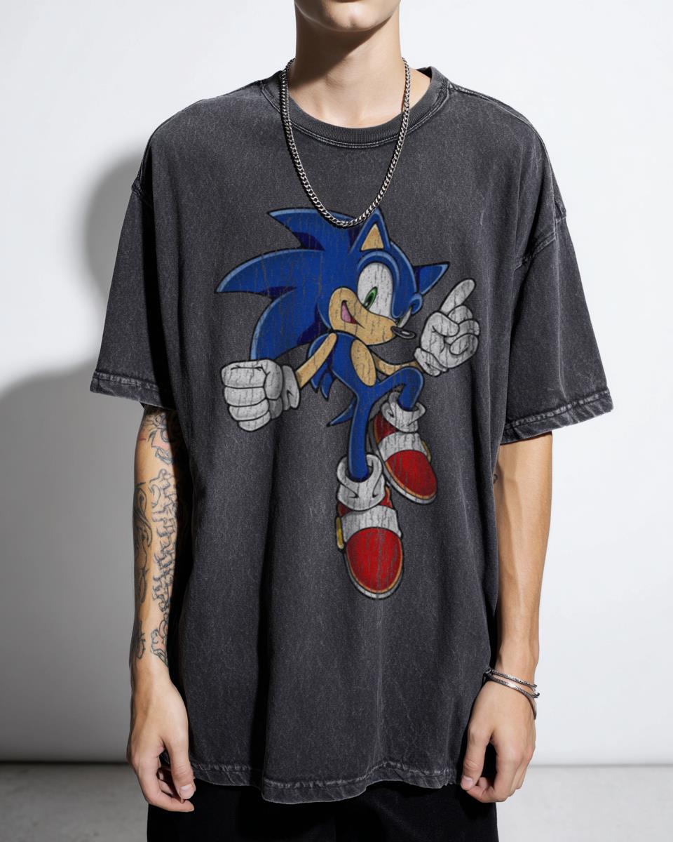 Sonic the Hedgehog 90s Video Game T-Shirt | Classic Sega Fan