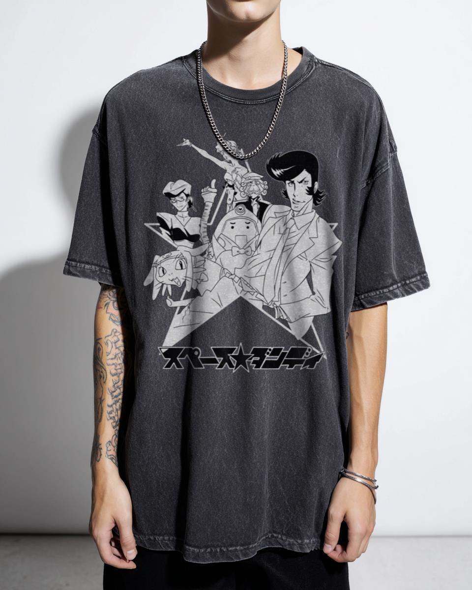 Space Dandy Anime Sci-Fi T-Shirt - Retro Cyberpunk Fan Unisex