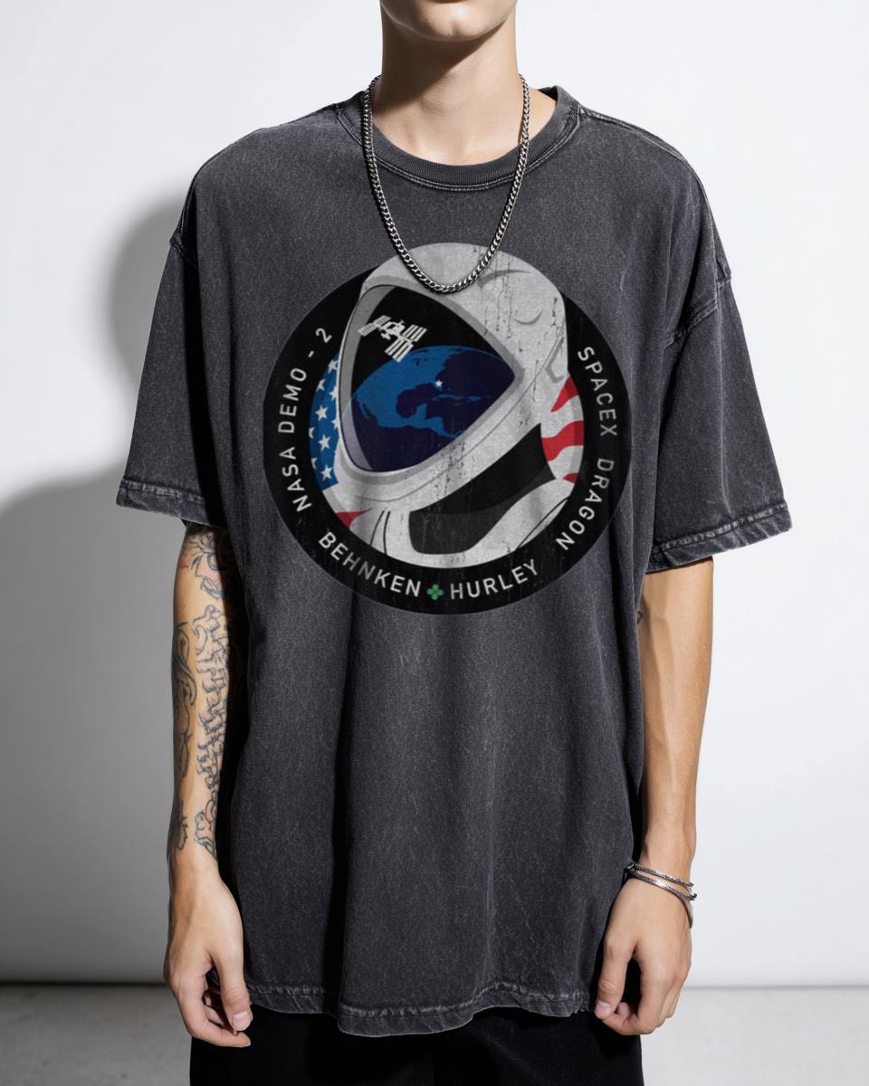SpaceX DM-2 Crew Dragon Astronaut T-Shirt - NASA Space Travel Fan Apparel