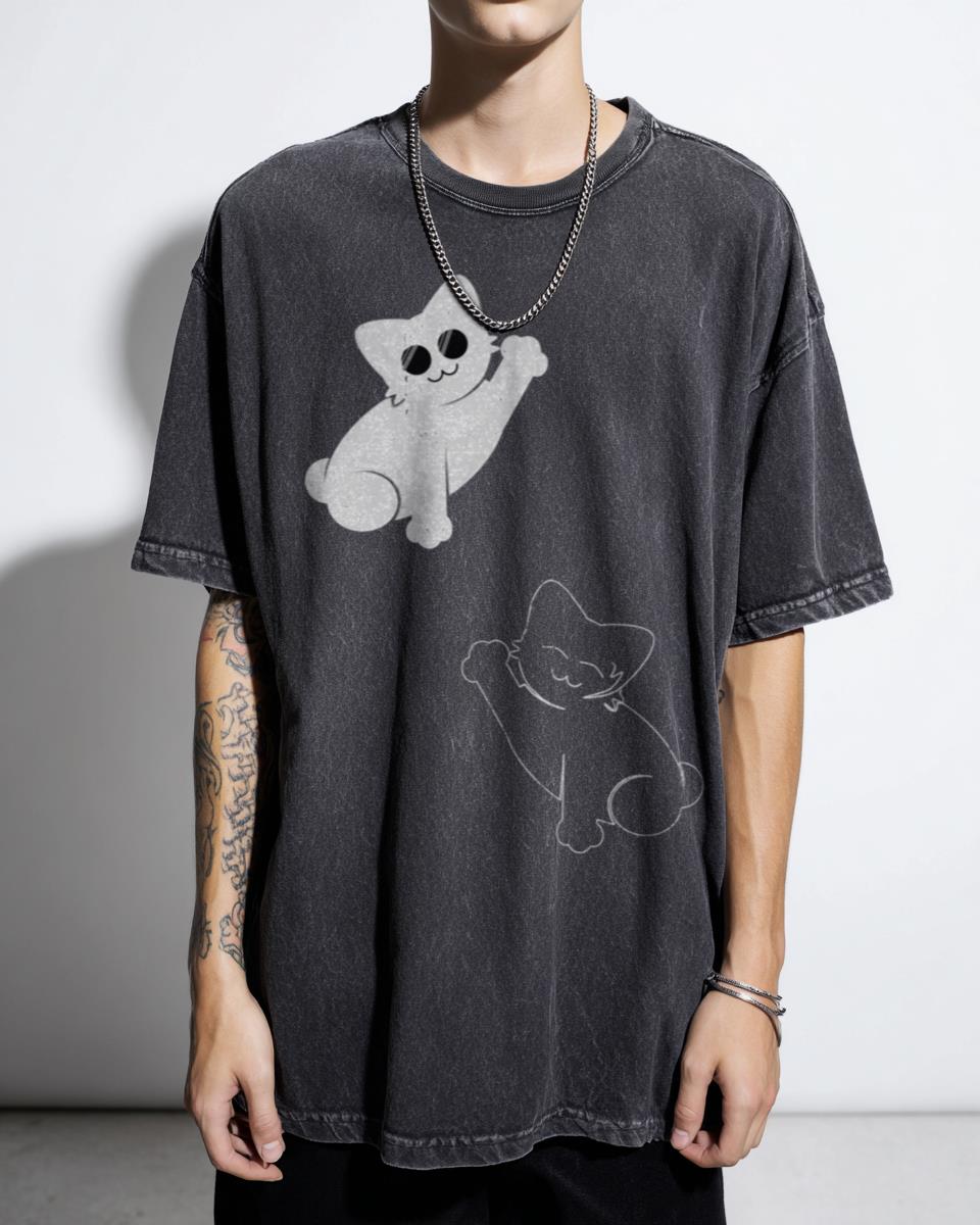 Special Grade Cat Gojo Satoru Jujutsu Kaisen T-Shirt - Funny Anime Manga Fan Art Unisex