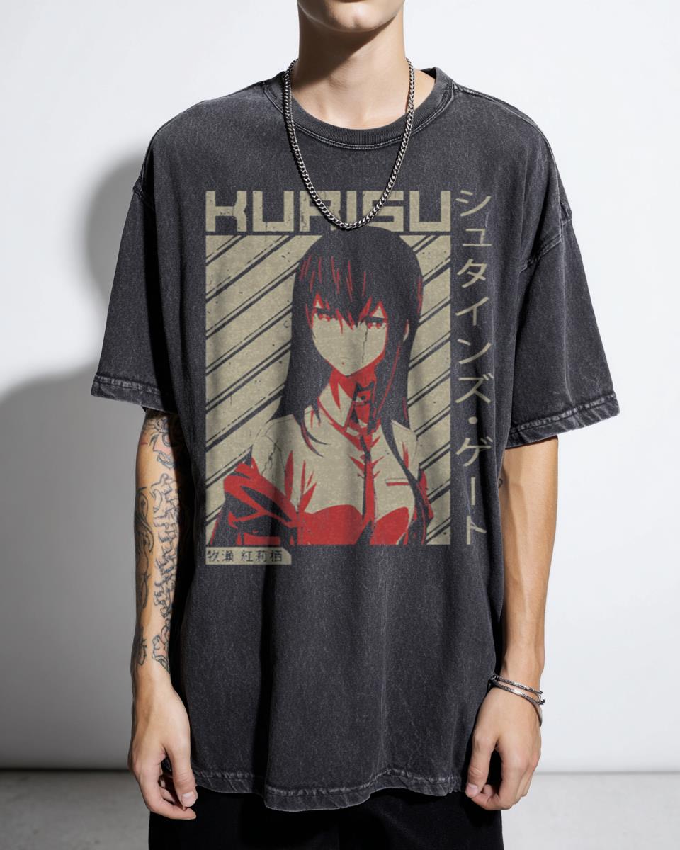 Steins;Gate 0 Makise Kurisu Anime T-Shirt - Sci-Fi Waifu Manga Fan