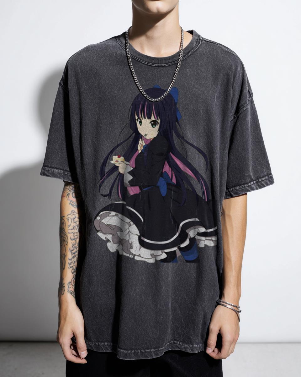 Stocking Anime Gothic Lolita Art T-Shirt - Cute Kawaii K-On Inspired