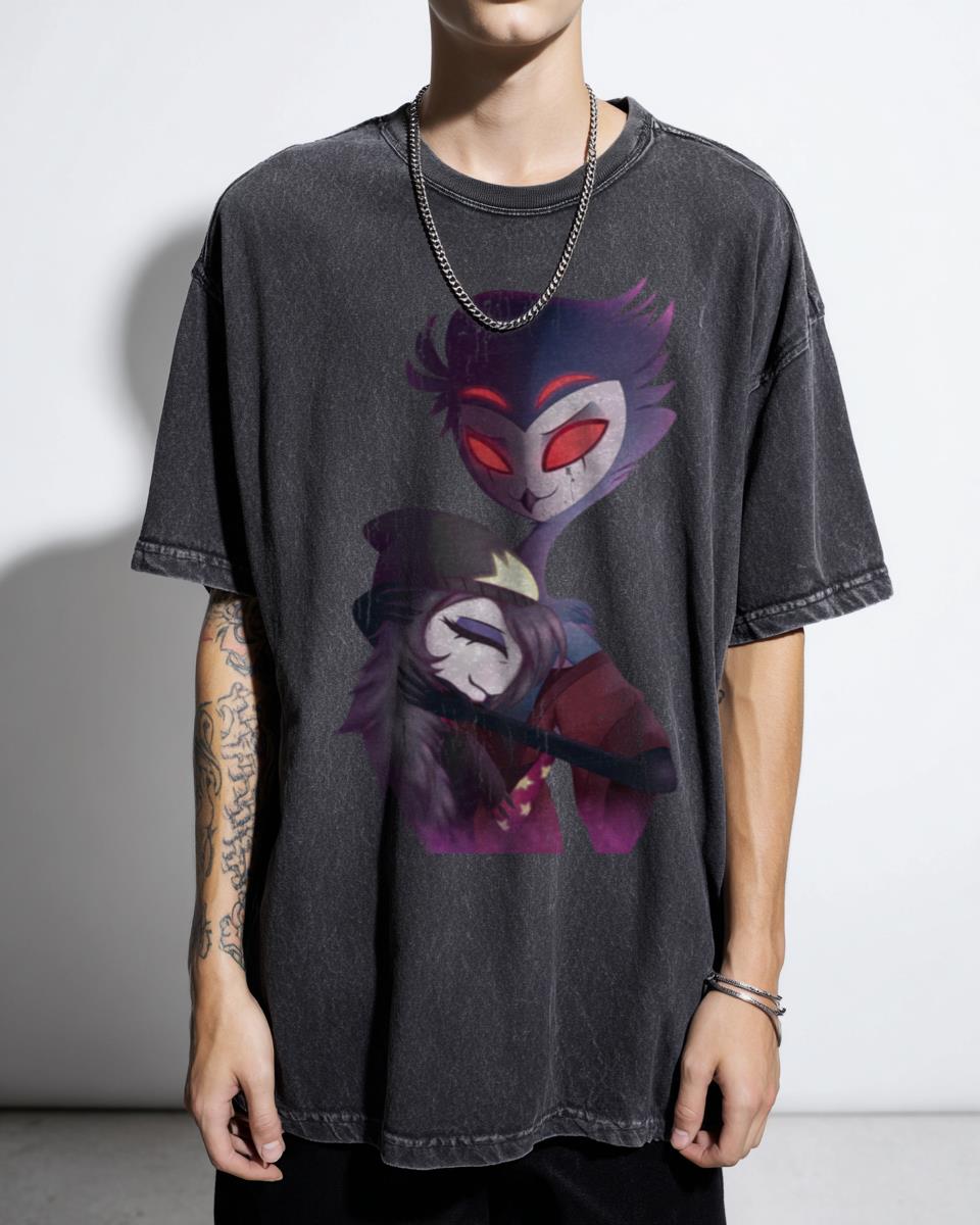 Stolas Helluva Boss Anime Fan Art T-Shirt - Hazbin Hotel Character