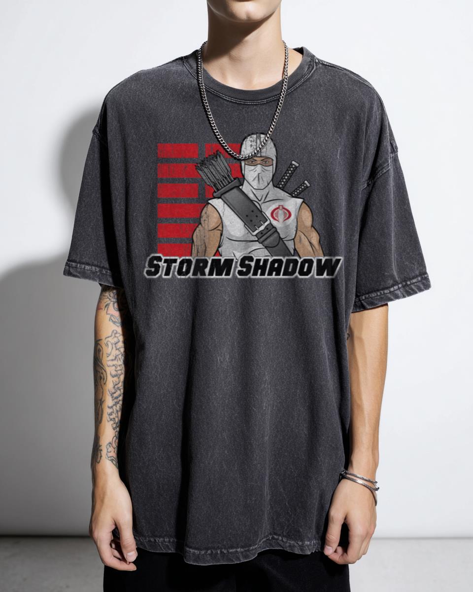 Storm Shadow Cobra's Ninja G.I. Joe 80s Toys T-Shirt - Retro Cartoon