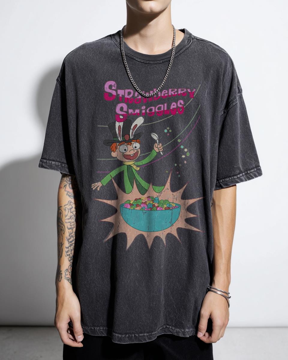Strawberry Smiggles Rick & Morty T-Shirt - Cartoon Humor Unisex