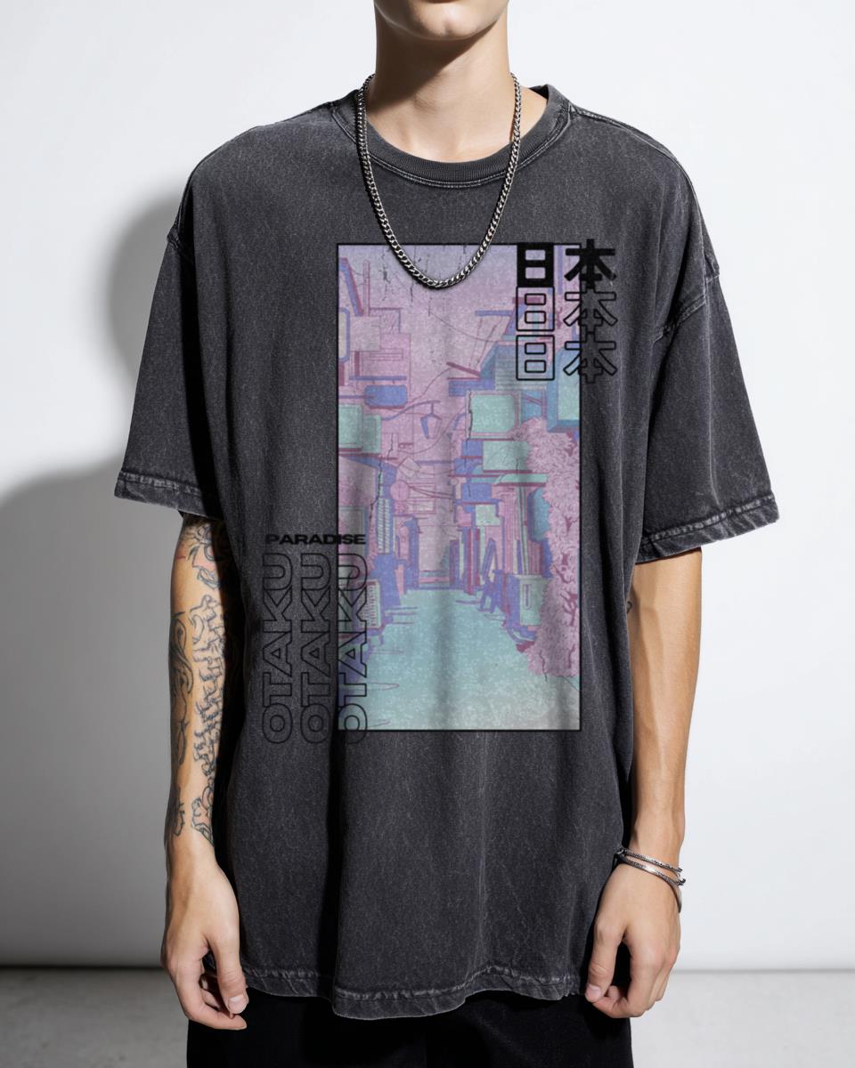 Streetwear Japan Style Butterfly T-Shirt - Aesthetic Japanese Letters Vaporwave Anime Unisex
