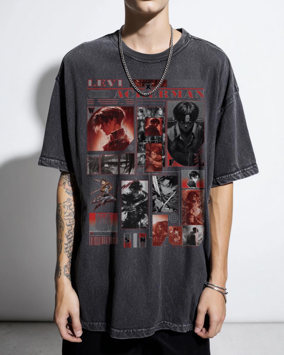 Strongest Soldier Attack on Titan T-Shirt - Levi Ackerman Eren Yeager AOT Merch
