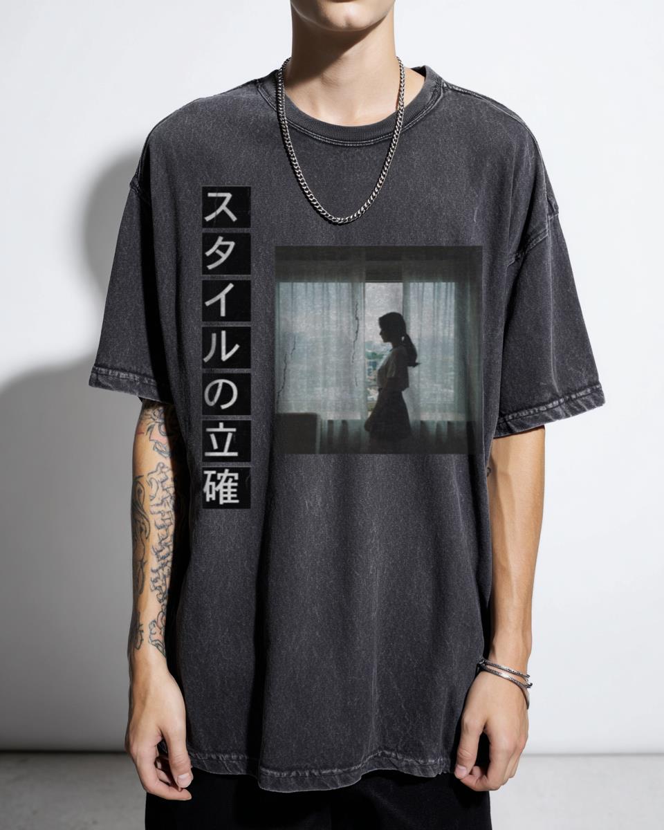 Style of Establishment Japanese Minimalism T-Shirt - Abstract Art Design