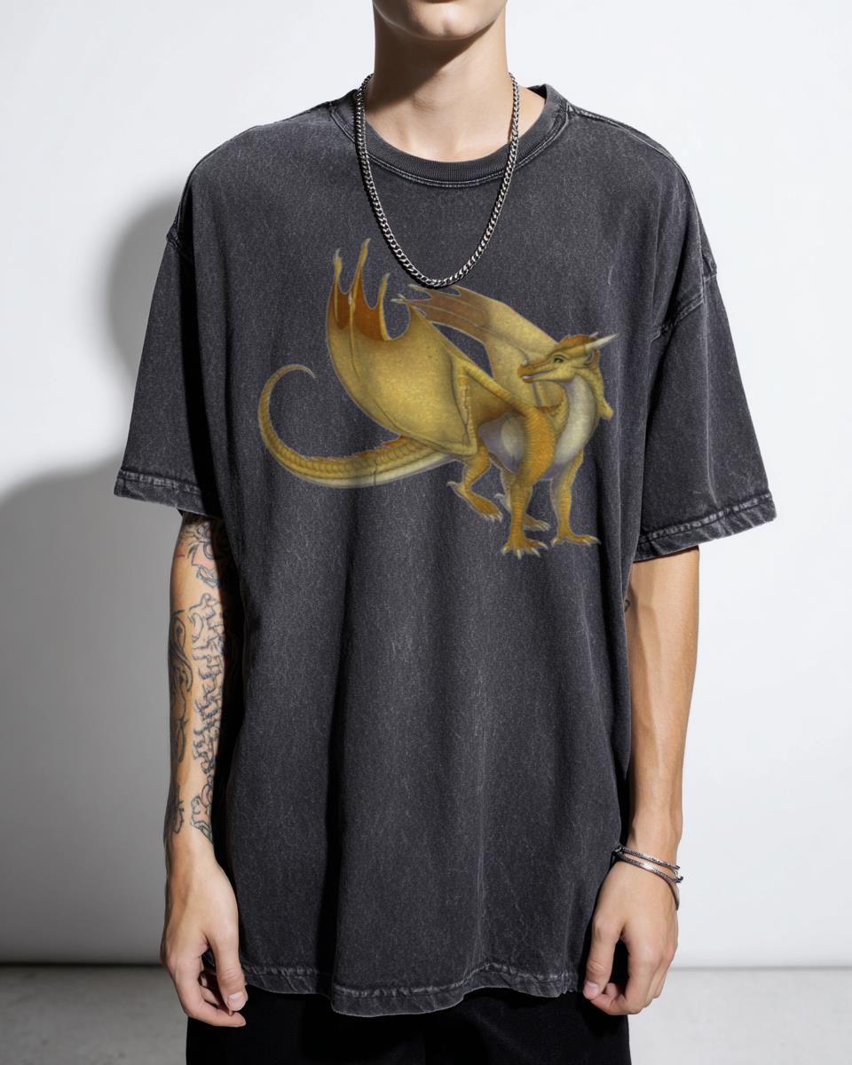 Sunny SandWing NightWing Dragon T-Shirt - Wings of Fire Fan Art