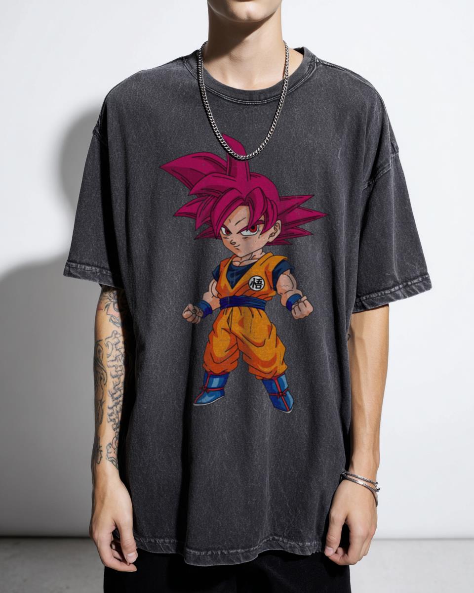 Super Saiyan God M ByTe Dragon Ball Z Anime T-Shirt - Goku Vegeta Fan Gift