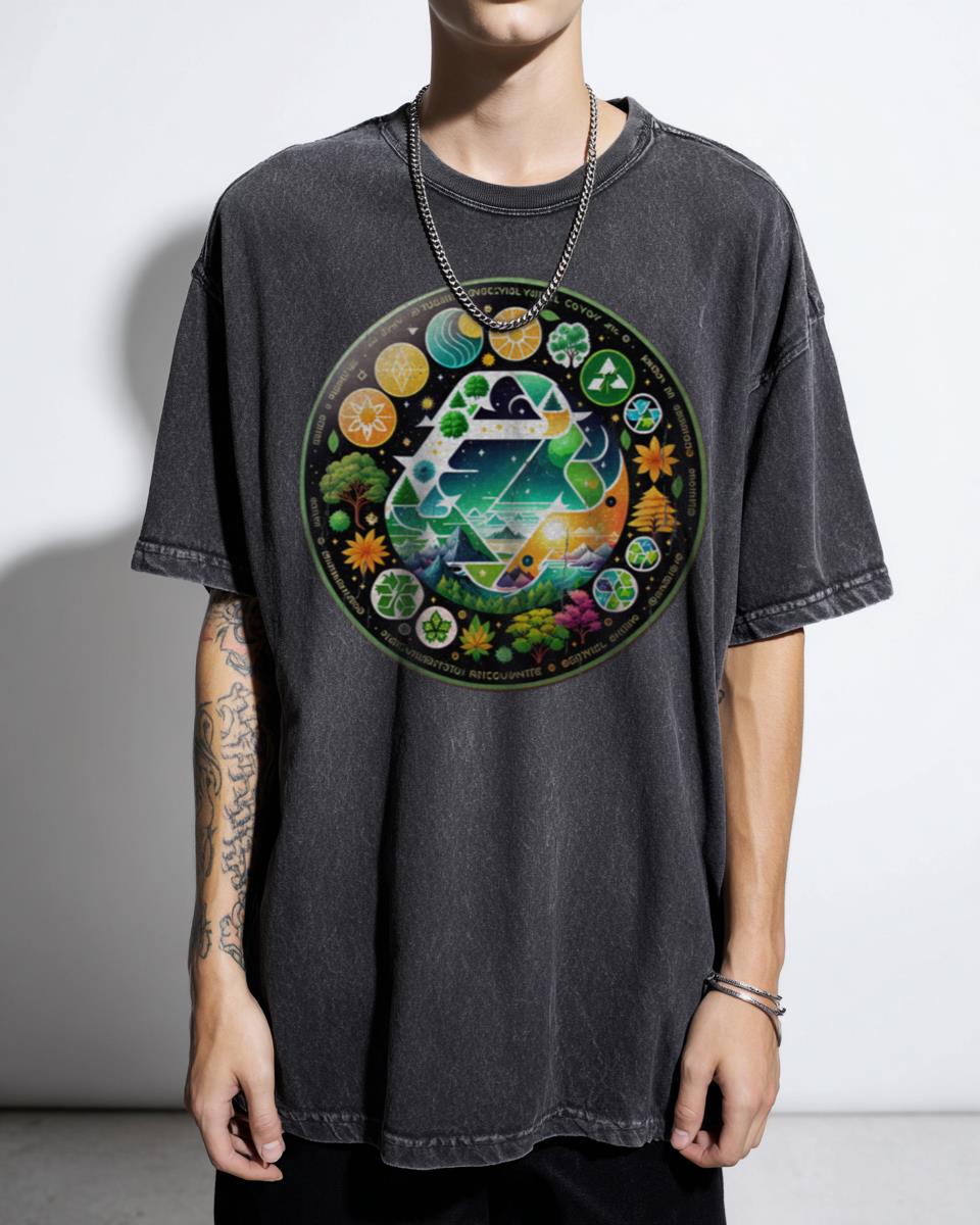 Sustainable Vibes Eco-Friendly T-Shirt - Green Living Lifestyle Unisex