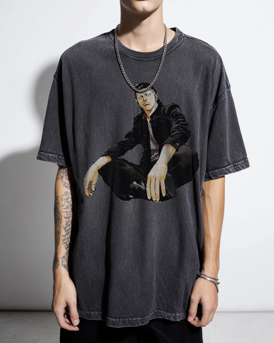 Takiya Genji Cartoon Art T-Shirt | Crows Zero Manga Style Tee