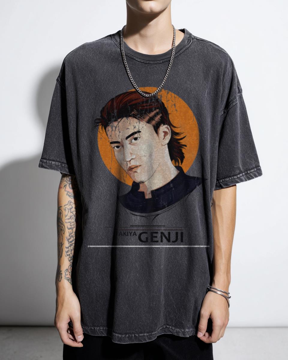 Takiya Genji Fan Art T-Shirt | Crows Zero Suzuran Manga Tee