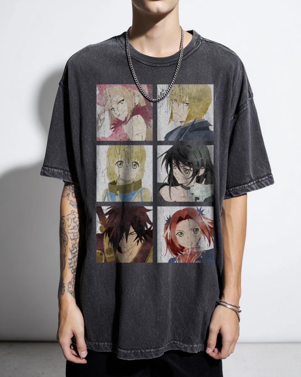 Tales of Berseria Cast RPG Gaming T-Shirt - Anime Jrpg Velvet Crowe