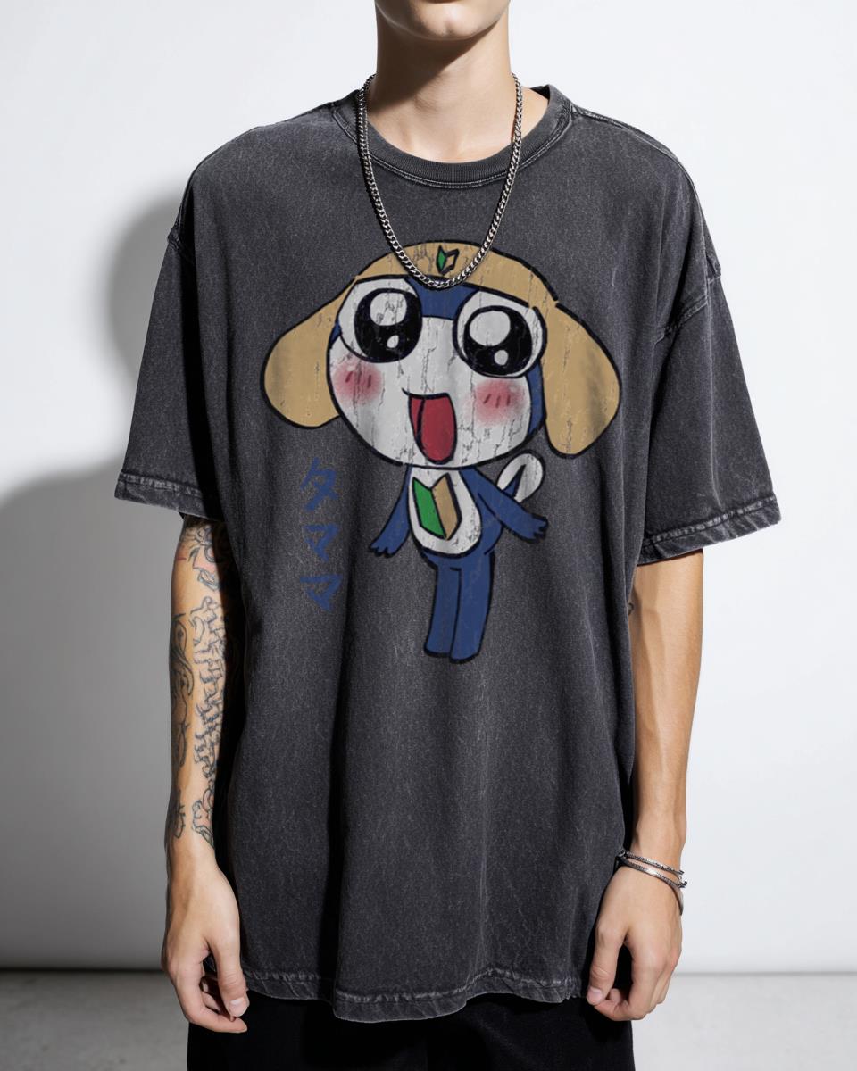 Tamama Sergeant Keroro Anime T-Shirt - Cute Japanese Frog Manga Art