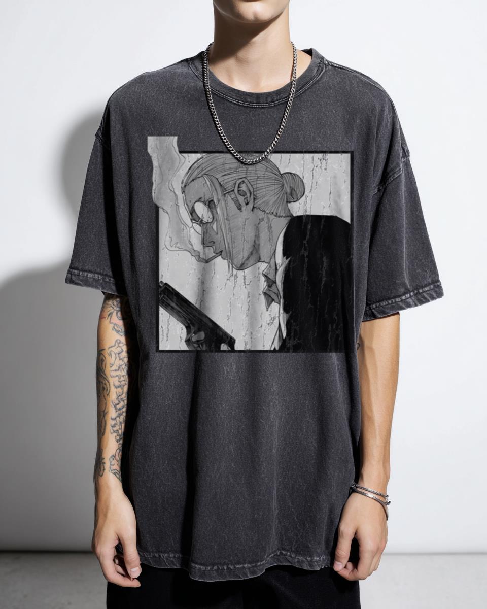 Taro Sakamoto Sakamoto Days Manga Anime T-Shirt - Action Comedy Fan Art