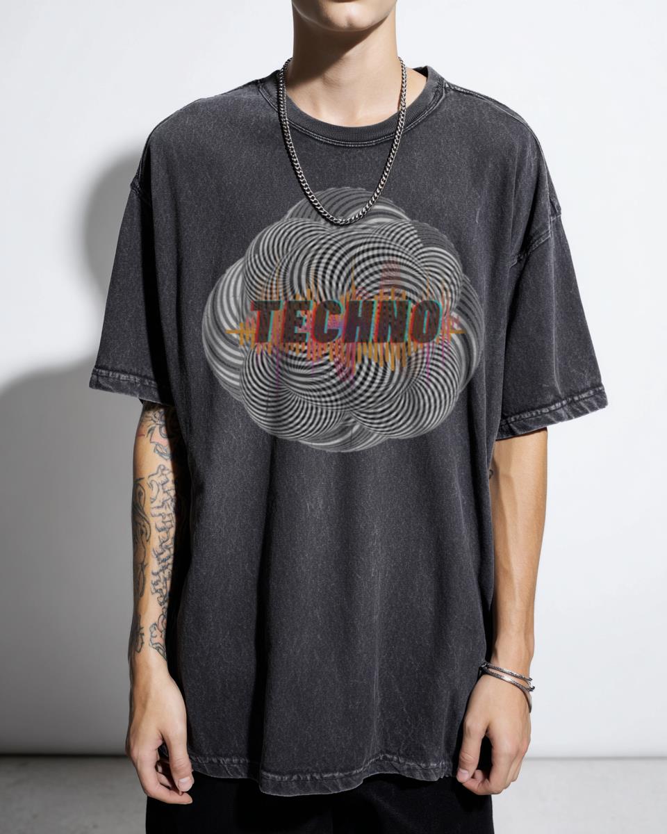 Techno Music Genre Electronic Graphic T-Shirt - Raver & DJ Fan Unisex