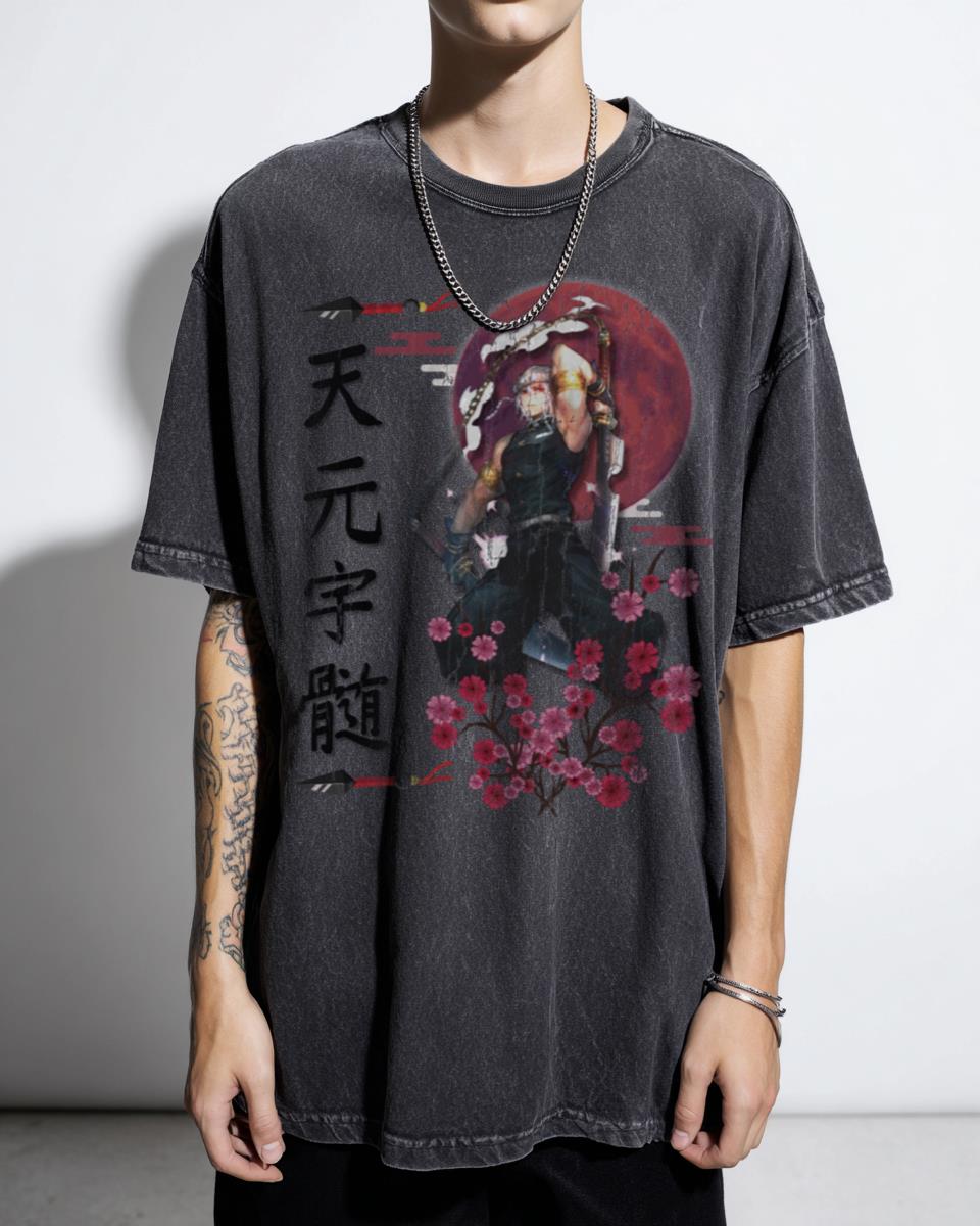 Tengen Uzui Hashira Demon Slayer Anime T-Shirt - Manga Fan Collection Gift