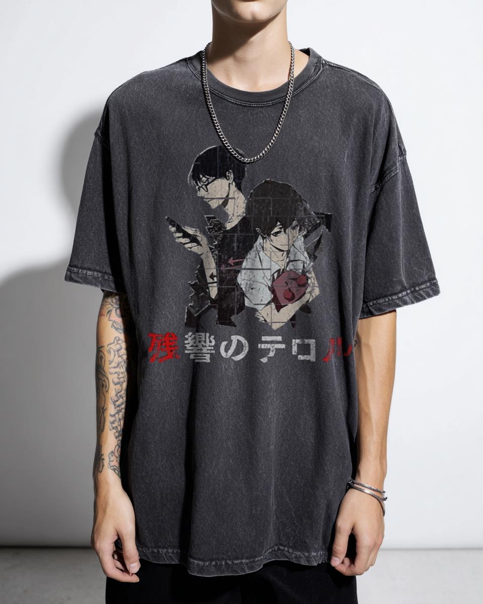 Terror in Resonance Anime T-Shirt | Zankyou No Terror Fan Art