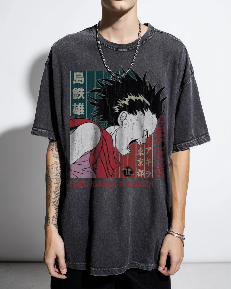 Tetsuo Shima Akira Cyberpunk T-Shirt - 80s Anime Manga Cult Classic Unisex