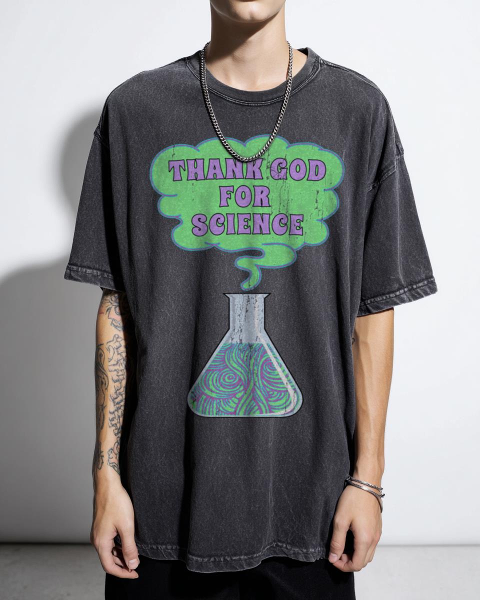 THANK GOD FOR SCIENCE T-Shirt - Funny Science Nerd Teacher Gift