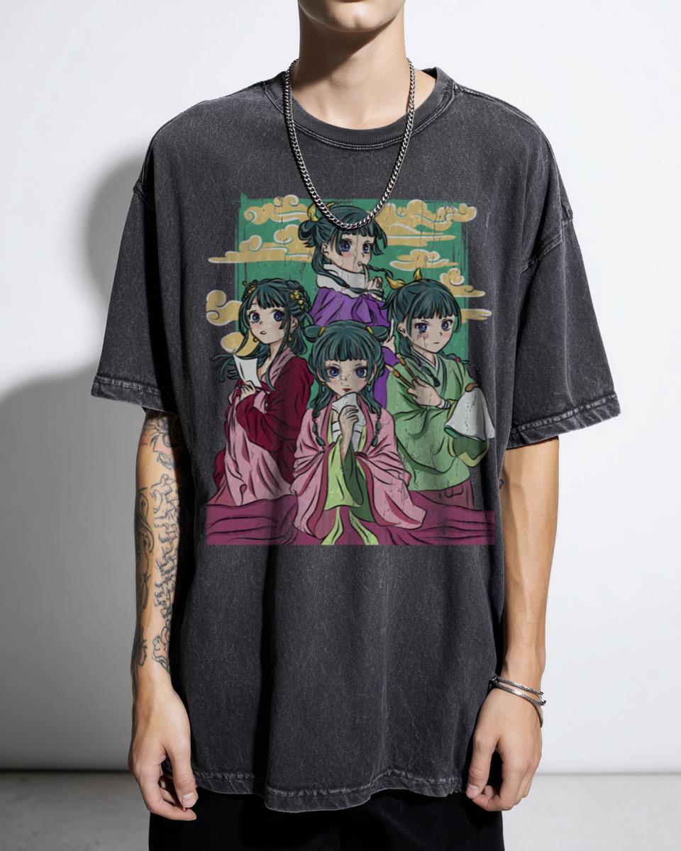 The Apothecary Diaries Anime-Inspired T-Shirt - Maomao & Jinshi Fantasy Design